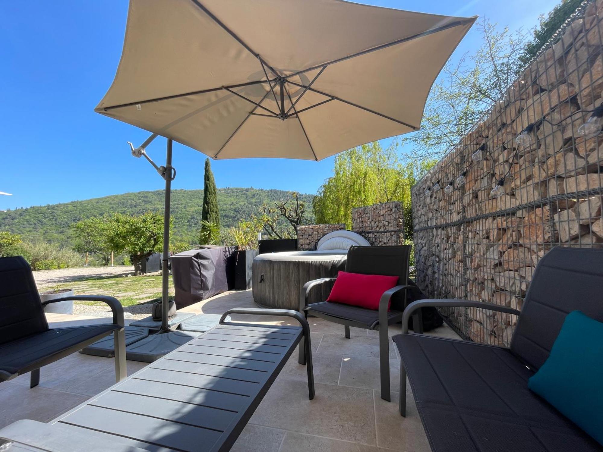 LUVA d'Azur, Rez de villa LE RIOU - LE VALLON Le Bar-sur-Loup Kültér fotó