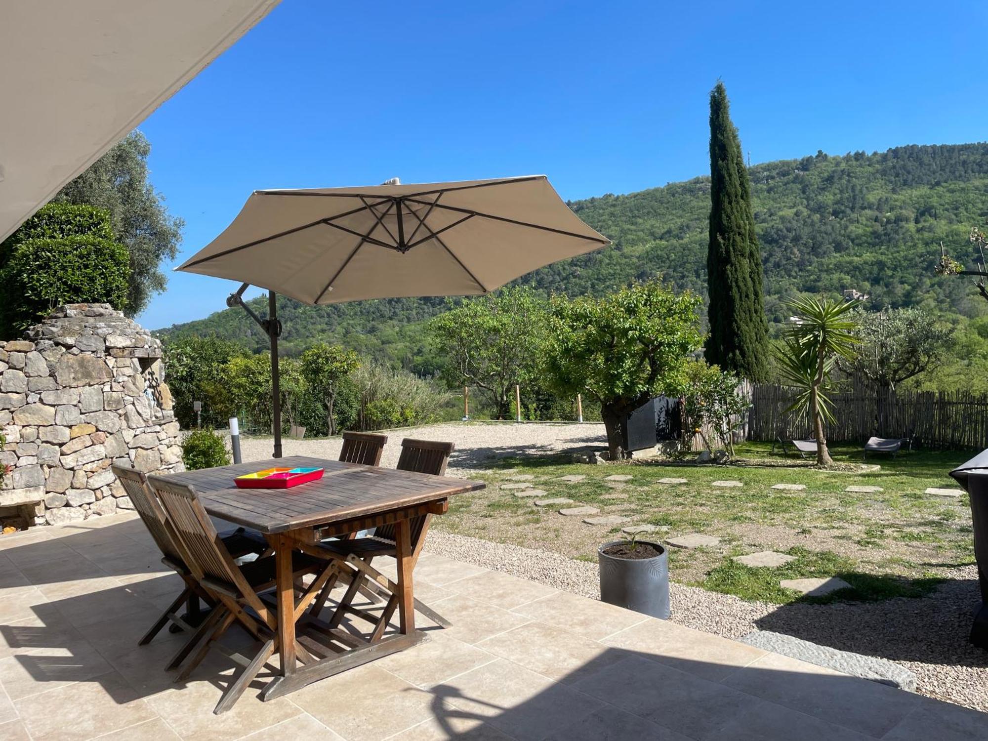 LUVA d'Azur, Rez de villa LE RIOU - LE VALLON Le Bar-sur-Loup Kültér fotó